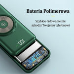Power bank 20000 mAh z bezprzewodowym ładowaniem i 6 portami USB do smartfonów i laptopów 6