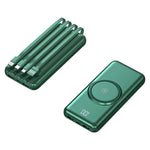 Power bank 20000 mAh z bezprzewodowym ładowaniem i 6 portami USB do smartfonów i laptopów 2