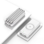 Power bank 20000 mAh z bezprzewodowym ładowaniem i 6 portami USB do smartfonów i laptopów 6