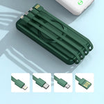 Power bank 20000 mAh z bezprzewodowym ładowaniem i 6 portami USB do smartfonów i laptopów 5