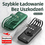 Power bank 20000 mAh z bezprzewodowym ładowaniem i 6 portami USB do smartfonów i laptopów 7