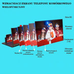 Powiększacz Ekranu do Telefonu 16 Cal – Powiększenie 3–5x, Składana i Antypoślizgowa 7