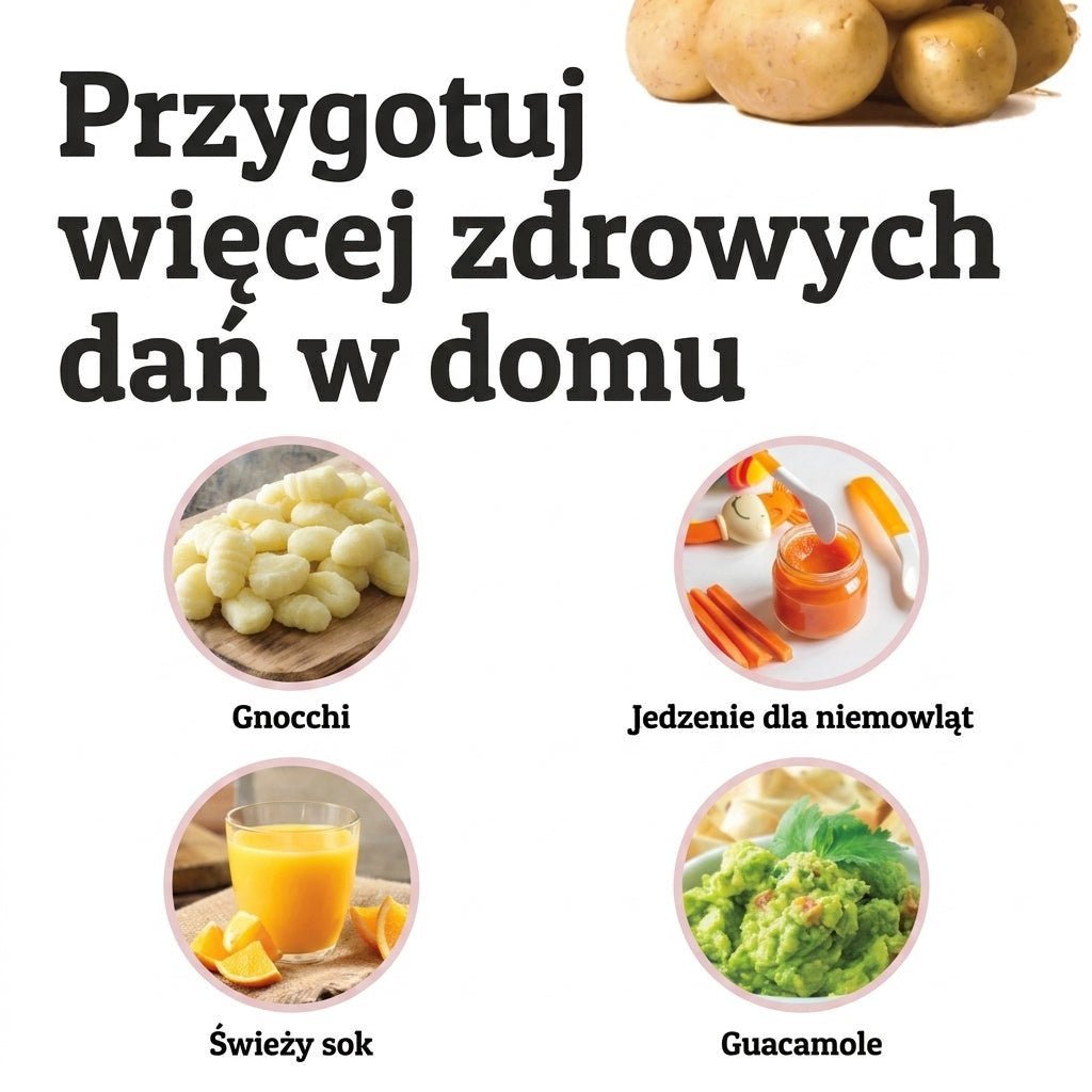 Praska do Ziemniaków ze Stali Nierdzewnej – Antypoślizgowe Uchwyty, Pojemność 450 ml 4