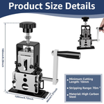 Precyzyjny Ręczny Ściągacz Izolacji z Regulowanym Ostrzem do Drutów 2