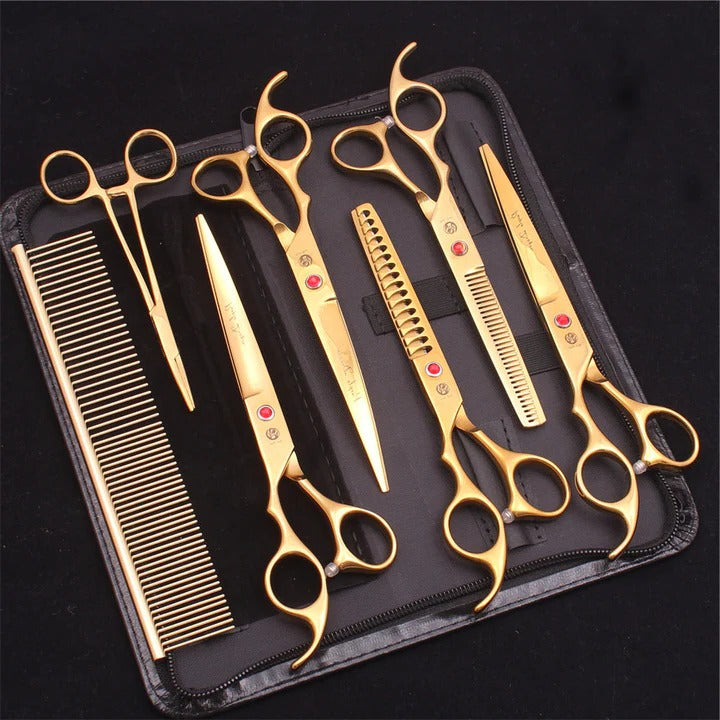 Profesjonalne Nożyczki Do Pielęgnacji Psów Z Ergonomiczną Rączką I Precyzyjnymi Ostrzami 1