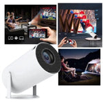 Projektor 4K Ultra HD Przenośny z Wi-Fi i Bluetooth – Rzutnik Multimedialny do Kina Domowego 1