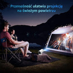 Projektor 4K Ultra HD Przenośny z Wi-Fi i Bluetooth – Rzutnik Multimedialny do Kina Domowego 5