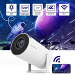 Projektor 4K Ultra HD Przenośny z Wi-Fi i Bluetooth – Rzutnik Multimedialny do Kina Domowego 3