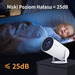Projektor 4K Ultra HD Przenośny z Wi-Fi i Bluetooth – Rzutnik Multimedialny do Kina Domowego 8