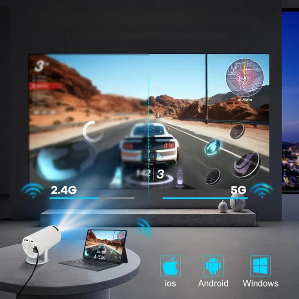 Projektor 4K z Android 11 i 3200 lumenów – Rzutnik Multimedialny do Kina Domowego i Prezentacji 1