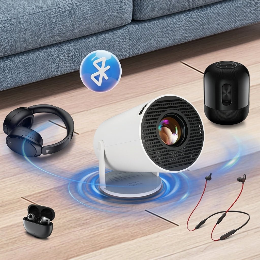 Projektor 4K z Androidem 11 i 3200 lumenów – Rzutnik Multimedialny do Kina Domowego i Prezentacji 8