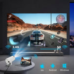 Projektor 4K z Androidem 11 i 3200 lumenów – Rzutnik Multimedialny do Kina Domowego i Prezentacji 4