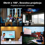 Projektor 4K z Androidem 11 i 3200 lumenów – Rzutnik Multimedialny do Kina Domowego i Prezentacji 6