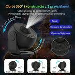 Projektor Planetarny 360° z 12 Efektami – Projekcja Nocnego Nieba do Domu 5