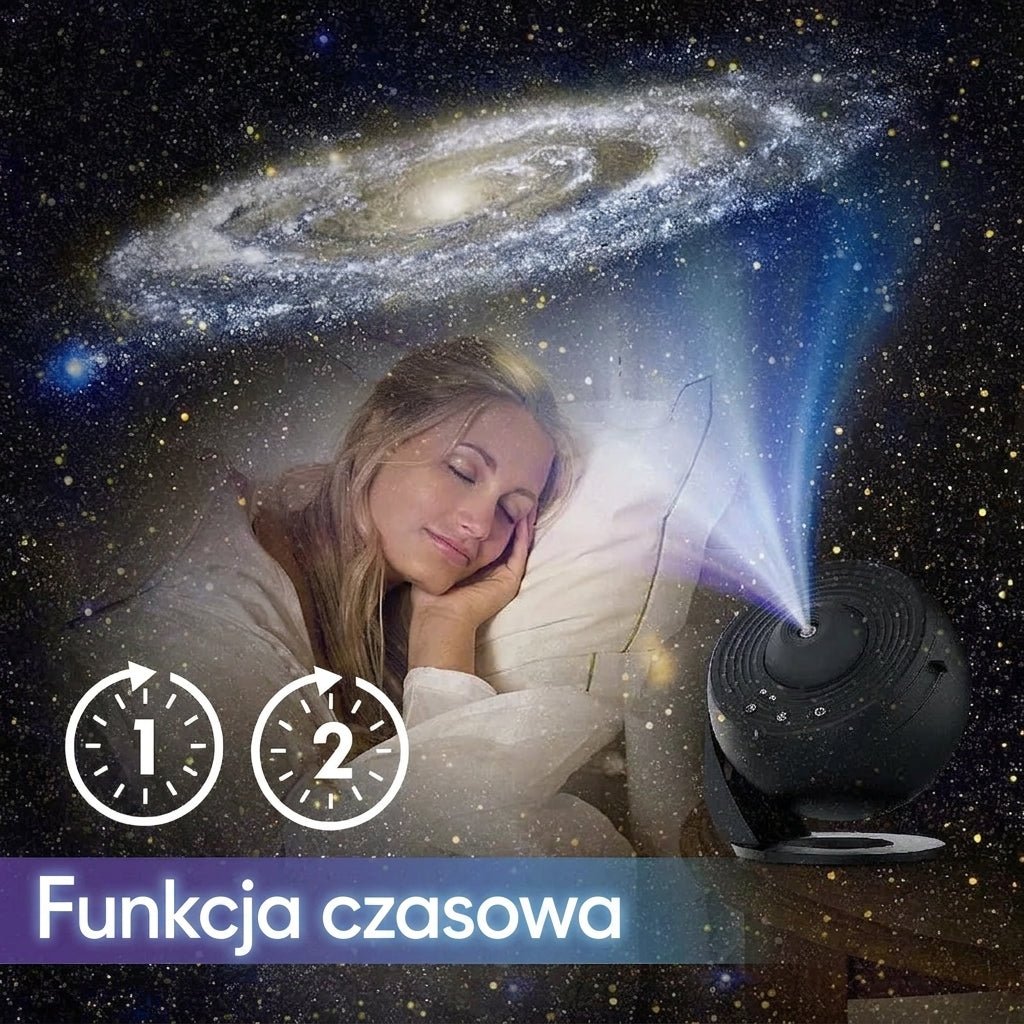 Projektor Planetarny 360° z 12 Efektami – Projekcja Nocnego Nieba do Domu 6