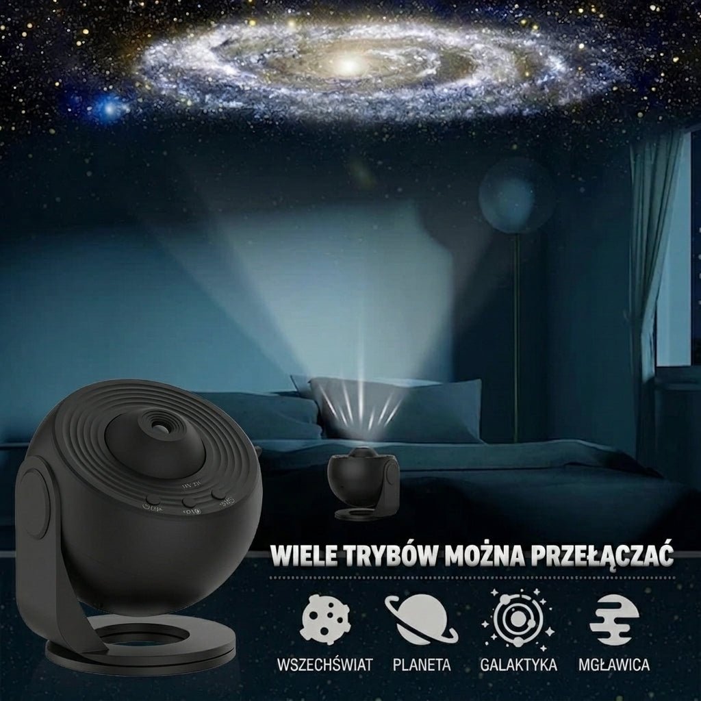 Projektor Planetarny 360° z 12 Efektami – Projekcja Nocnego Nieba do Domu 8