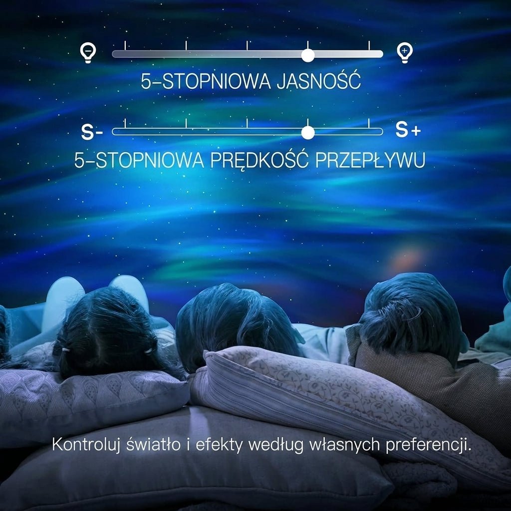 Projektor Zorzy Polarnej z Głośnikiem Bluetooth – 33 Efekty Świetlne, Zdalne Sterowanie 8