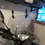 Przedłużenie Szyby Motocyklowej - Regulowana Osłona Powietrza z Przezroczystym Panelem 5