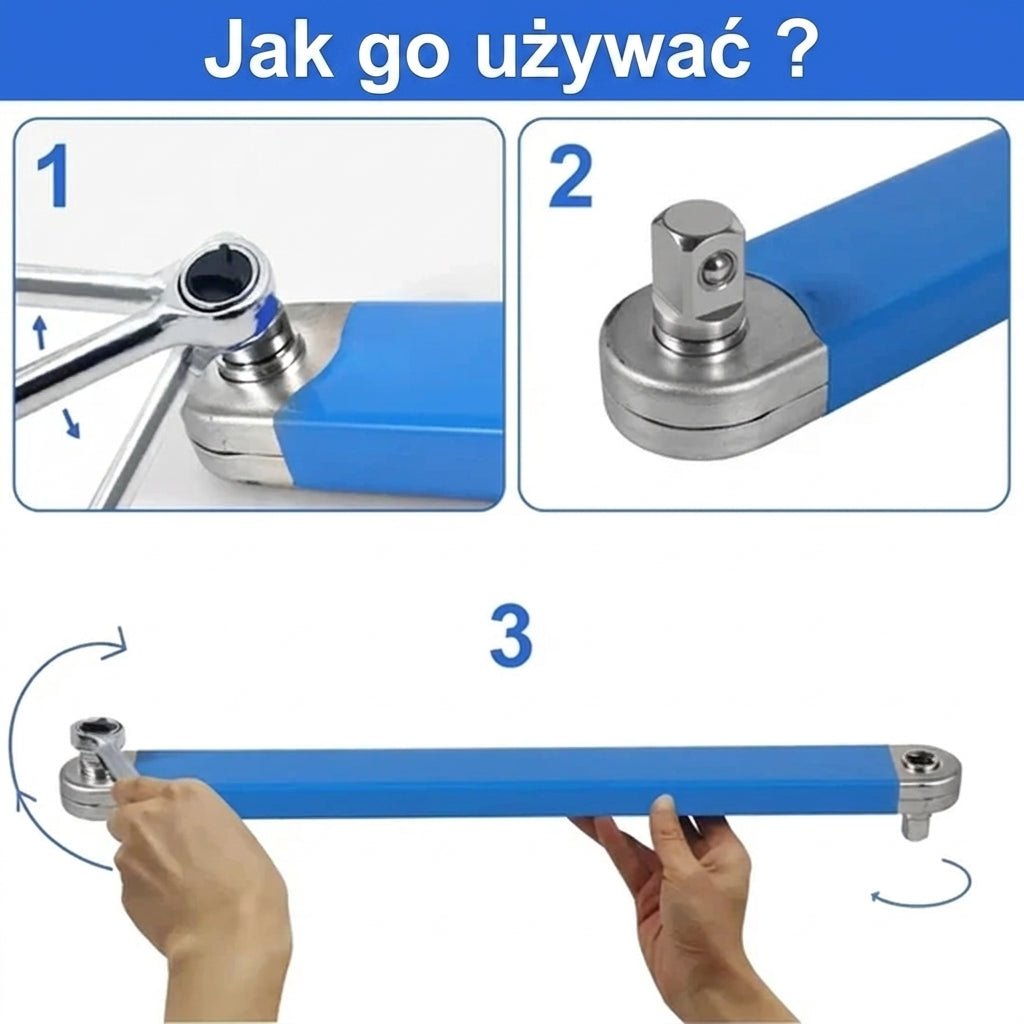 Przedłużka do Klucza 39 cm – Większa Siła Odkręcania Śrub i Nakrętek 7