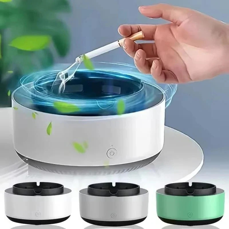 Przenośna Bezdymna Popielniczka Z Oczyszczaczem Powietrza - Idealna Do Domu I Samochodu 6