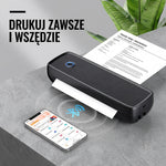 Przenośna Drukarka A4 Bezatramentowa z Bluetooth i USB-C – Termiczna Drukarka Mobilna 2