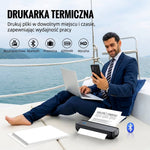 Przenośna Drukarka A4 Bezatramentowa z Bluetooth i USB-C – Termiczna Drukarka Mobilna 3