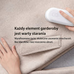 Przenośna Golarka Do Ubrań Z 5 Ostrzami I Silnym Ssaniem, Bezpieczny Dla Delikatnych Tkanin 5
