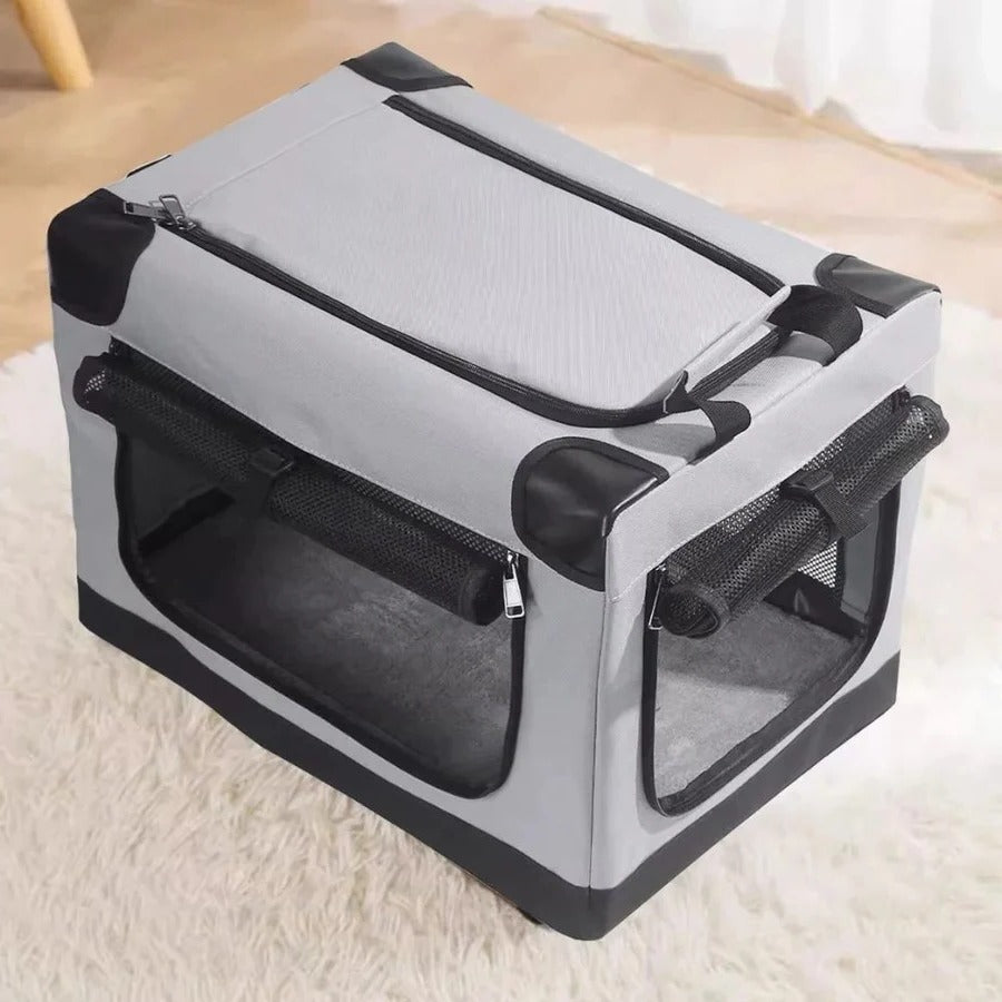 Przenośna Klatka Dla Psa Do Domu - Lekka, Składana, Trwała Konstrukcja 2