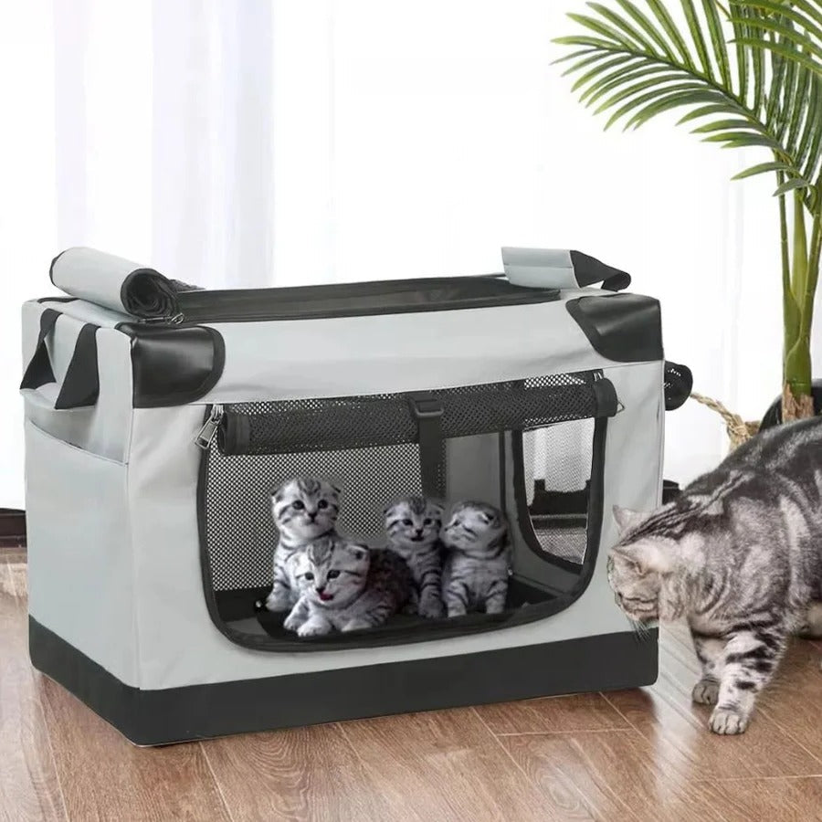 Przenośna Klatka Dla Psa Do Domu - Lekka, Składana, Trwała Konstrukcja 3