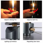 Przenośna Lampa Kempingowa Gazowa z Regulacją Jasności, Ultralekka, Odporna na Warunki Atmosferyczne 2