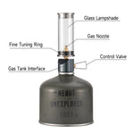 Przenośna Lampa Kempingowa Gazowa z Regulacją Jasności, Ultralekka, Odporna na Warunki Atmosferyczne 6