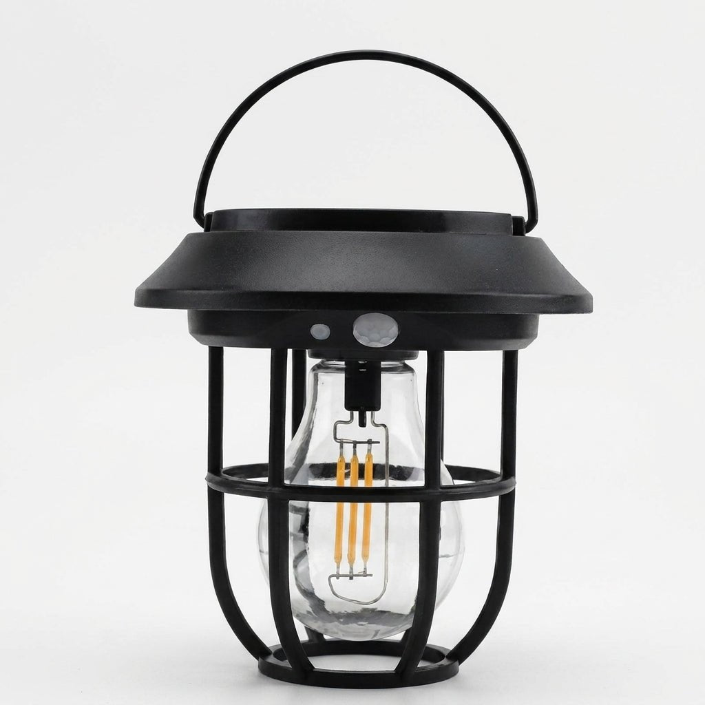 Przenośna Lampa Stołowa Bezprzewodowa Czarna z Regulacją Światła, USB 5