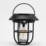 Przenośna Lampa Stołowa Bezprzewodowa Czarna z Regulacją Światła, USB 5
