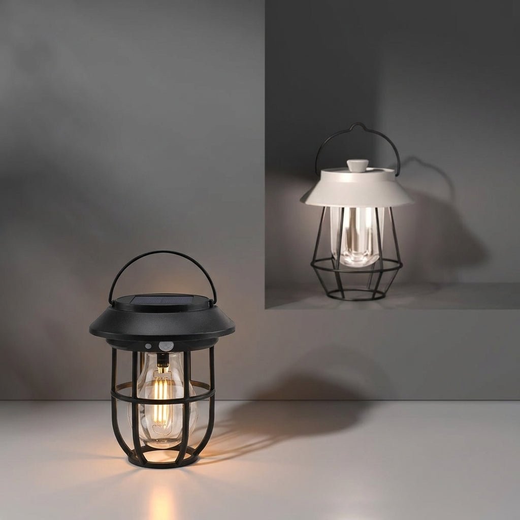 Przenośna Lampa Stołowa Bezprzewodowa Czarna z Regulacją Światła, USB 2