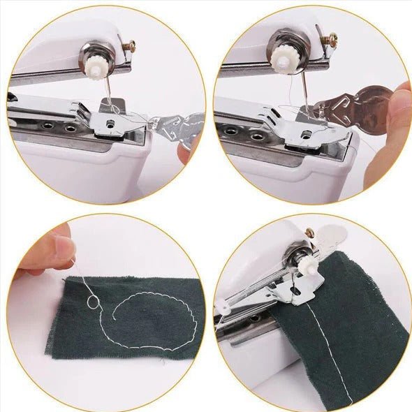 Przenośna Mini Maszyna Do Szycia Bezprzewodowa - Lekka i Łatwa W Użyciu 4