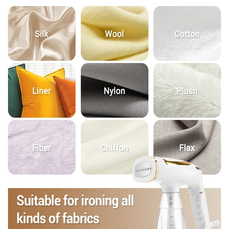 Przenośna Parownica Do Ubrań 1600W Z Szybkim Nagrzewaniem I Nawilżaczem 4