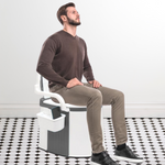 Przenośna Toaleta Kempingowa z Poręczami - Wygodna, Ergonomiczna, Łatwa w Czyszczeniu 0