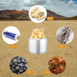 Przenośne Bzdymne Palenisko 360° ze Stali Nierdzewnej, Kompaktowe i Bezpieczne 6