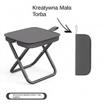 Przenośne Krzesło Kempingowe Składane - Lekka Konstrukcja, Szybki Montaż, Ergonomiczne Siedzenie 2