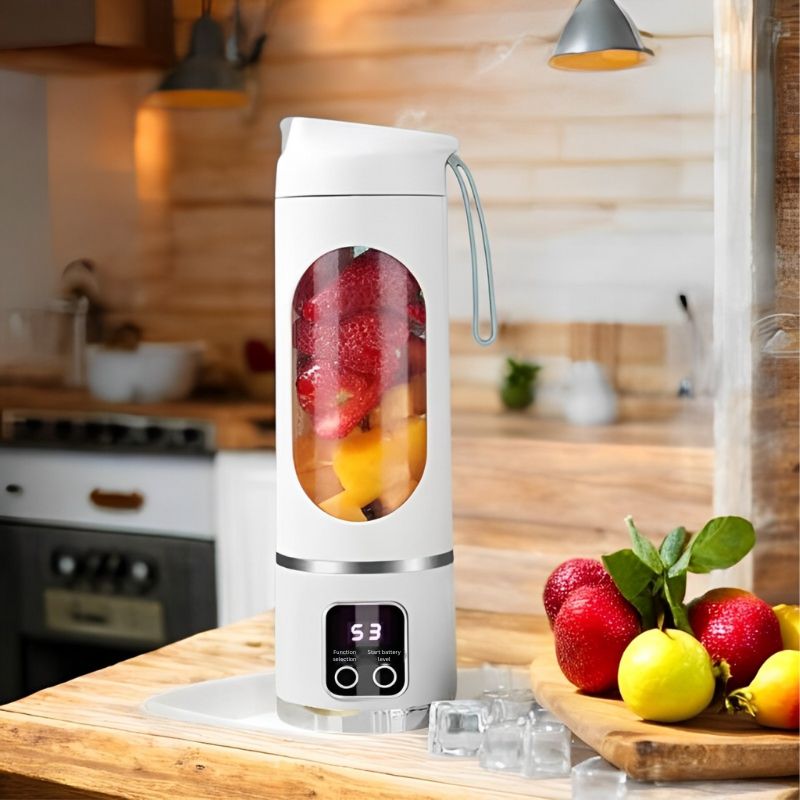 Przenośny Blender 450 ml z Mocnym Silnikiem i 8 Ostrzami do Koktajli 0