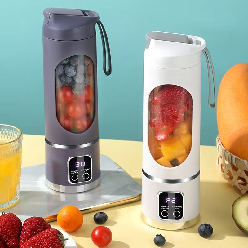 Przenośny Blender 450 ml z Mocnym Silnikiem i 8 Ostrzami do Koktajli 7