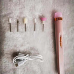 Przenośny Elektryczny Zestaw Do Manicure Z Regulacją Prędkości I LED 1