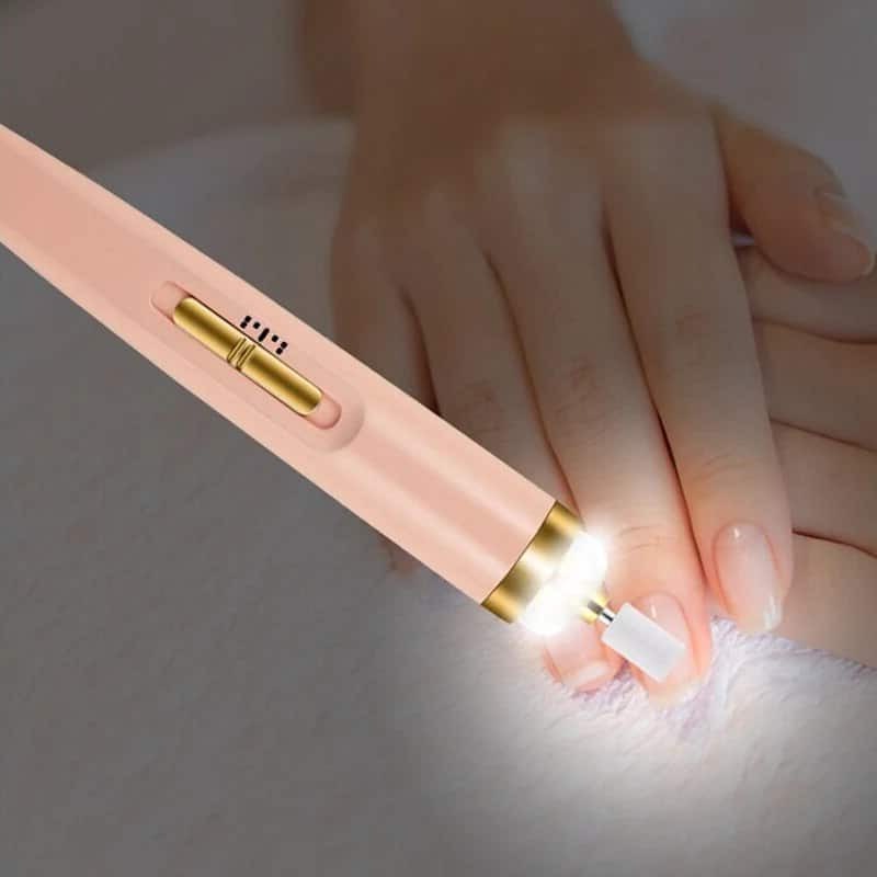 Przenośny Elektryczny Zestaw Do Manicure Z Regulacją Prędkości I LED 2