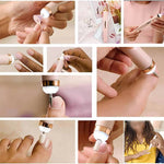 Przenośny Elektryczny Zestaw Do Manicure Z Regulacją Prędkości I LED 4