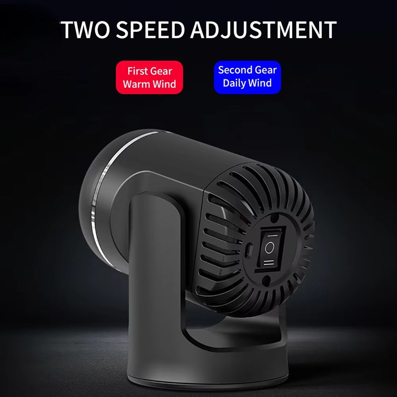 Przenośny Grzejnik Samochodowy 12 V z Obrotowym Uchwyt 360° i Zabezpieczeniem 5