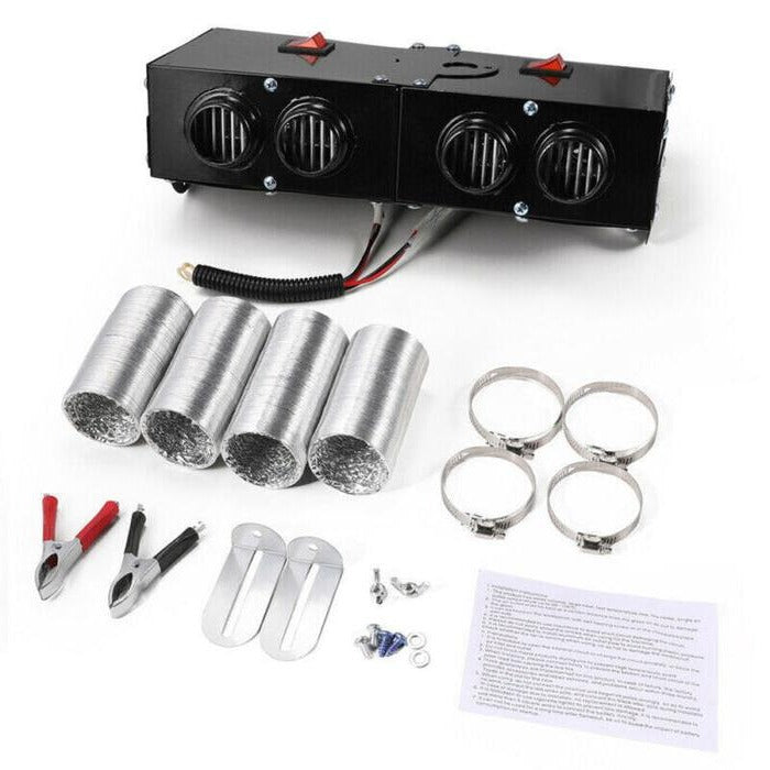 Przenośny Grzejnik Samochodowy 500 W z Wentylatorem - Szybkie Ogrzewanie i Kompaktowy Rozmiar 3