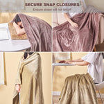 Przenośny Koc Elektryczny 39 x 31 z Regulacją Ciepła i Miękką Flanelą 8