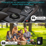 Przenośny Odtwarzacz CD do Samochodu – Kompaktowy z Efektami Dźwiękowymi, Obsługuje CD i MP3 5