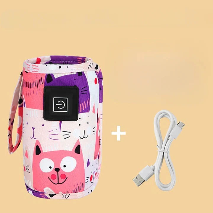 Przenośny Podgrzewacz Do Butelek USB - Idealny Podgrzewacz Do Mleka Dla Niemowląt 2