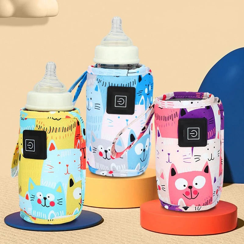 Przenośny Podgrzewacz Do Butelek USB - Idealny Podgrzewacz Do Mleka Dla Niemowląt 4